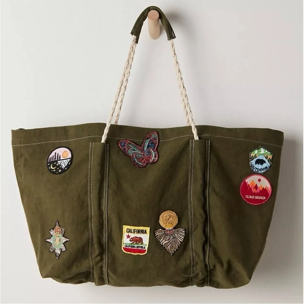 Free People Been There Badge Tote